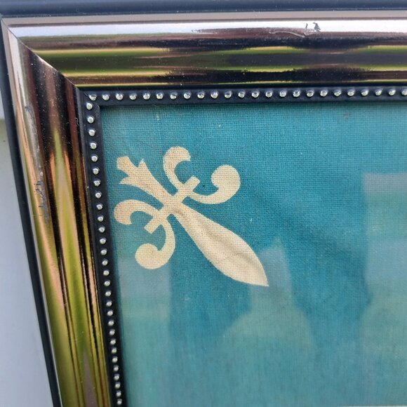 Vintage Framed Catholic Processional Flag Sacred Heart Carillon - Picture 8 of 11